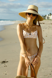 The Montauk Top - Apricot Picnic