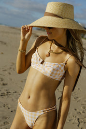 The Montauk Top - Apricot Picnic