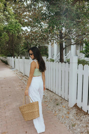The Hampton Top - Sea Grass Green