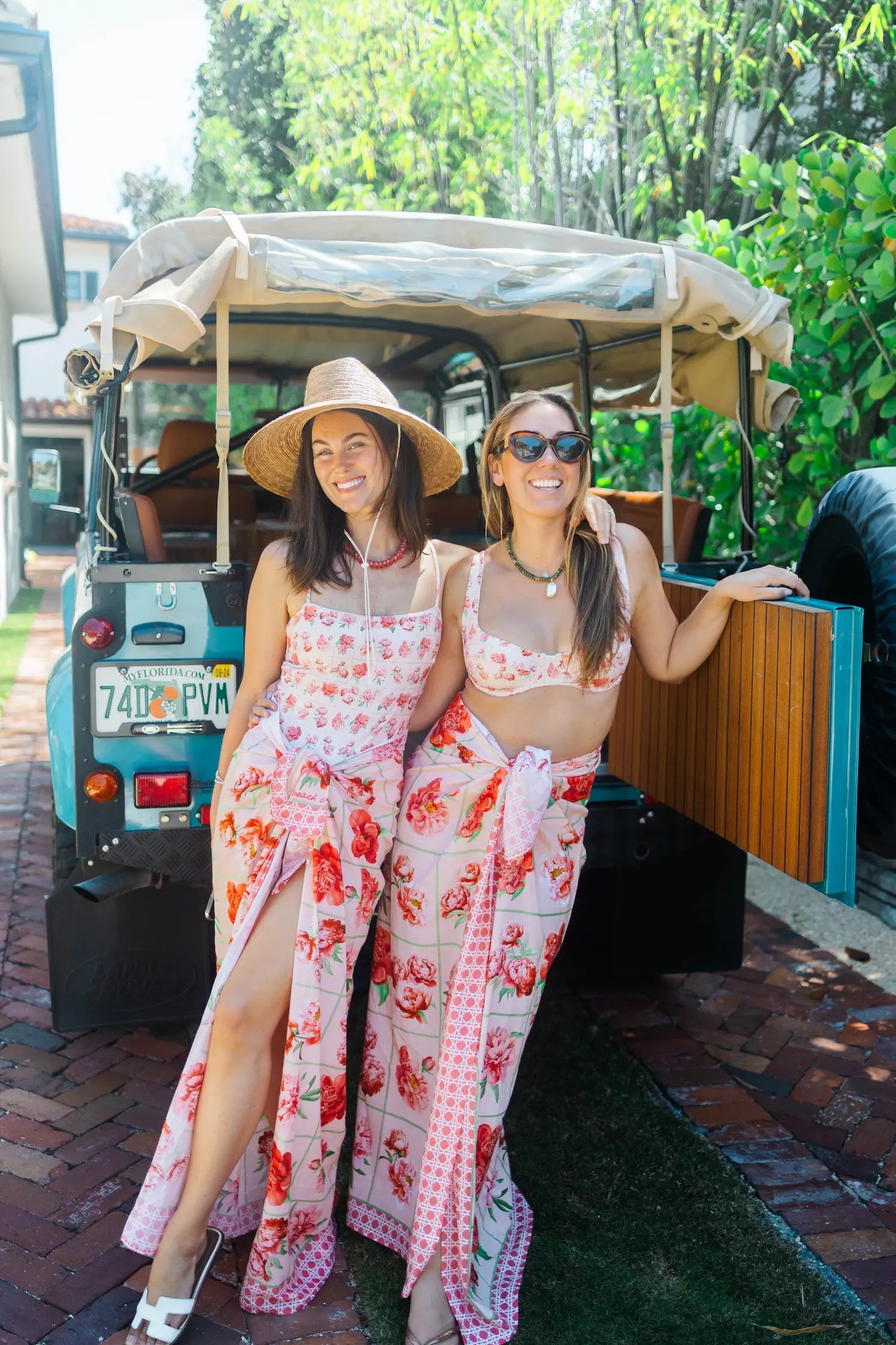 The Sima Sarong - Pink Peony