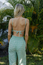 The Ricki Pants - Green Palm