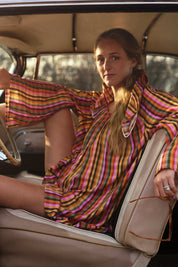 Ada Dress Rainbow Gingham