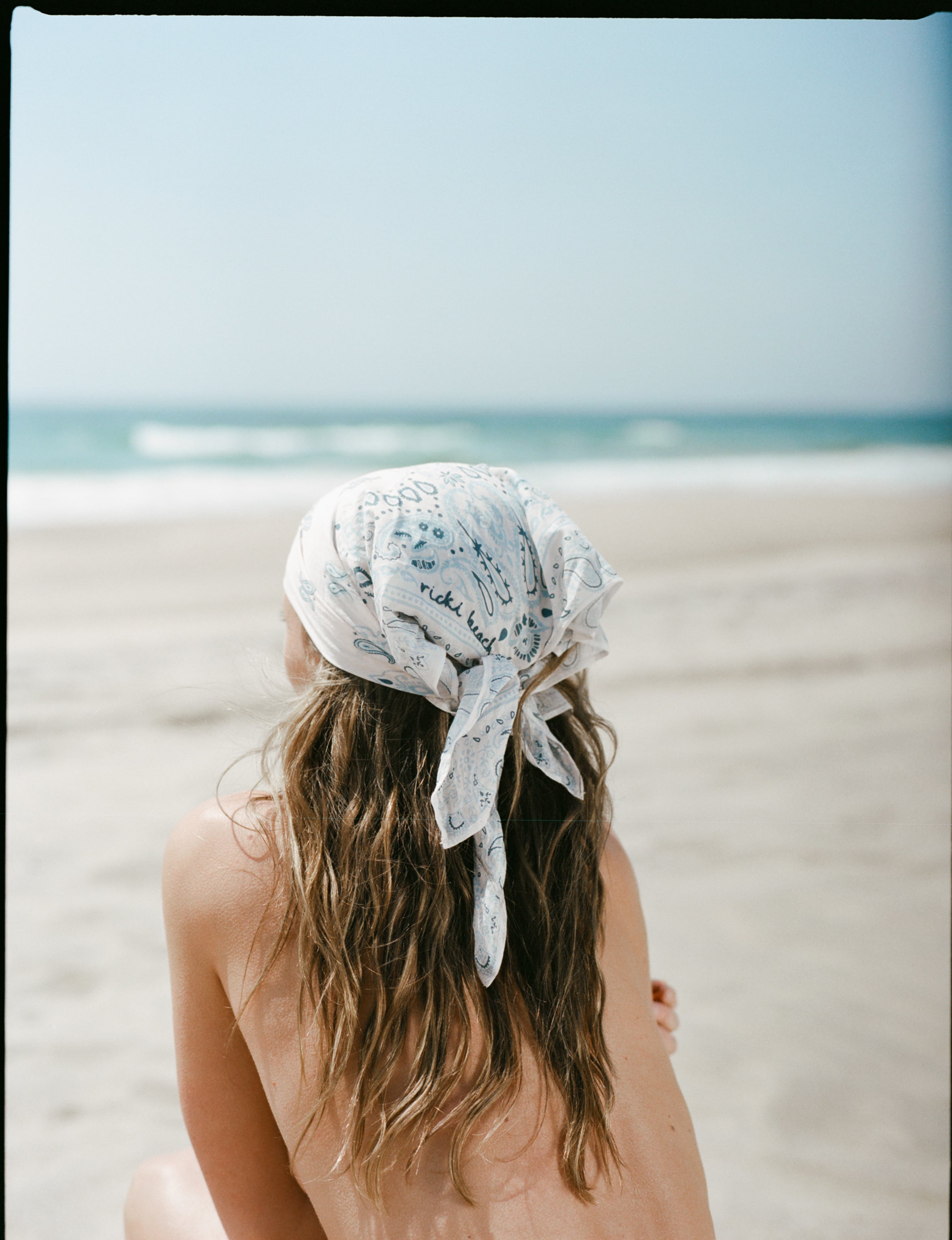 Scout Bandana Blue & Cream Bandana