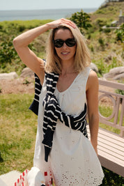 Mini Birdie Dress Summer White Eyelet