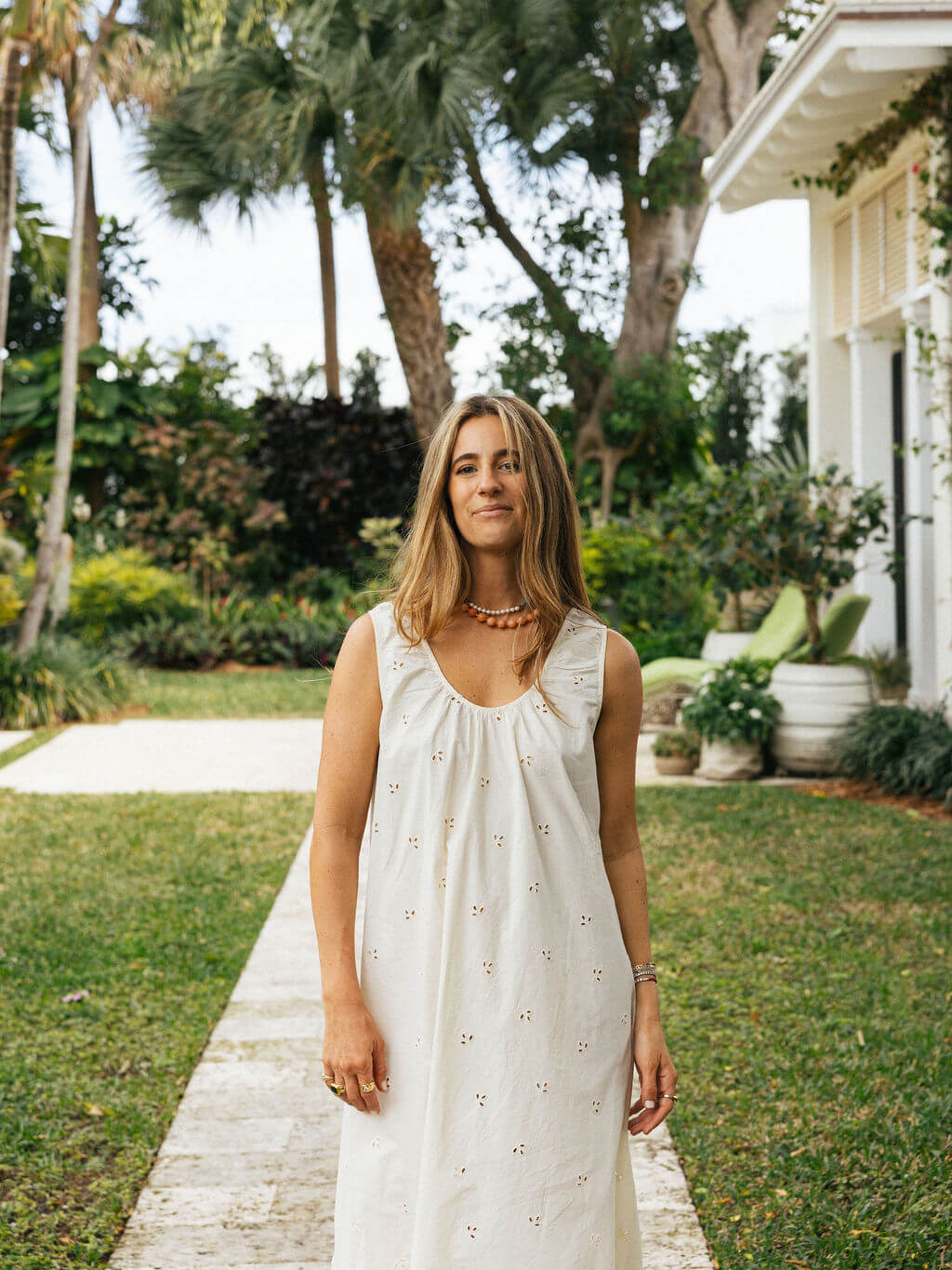 Birdie Dress - Cream Eyelet