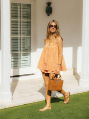 Magnolia Set - Creamsicle Cabana Stripe