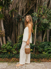 Posie Set - Cream Eyelet