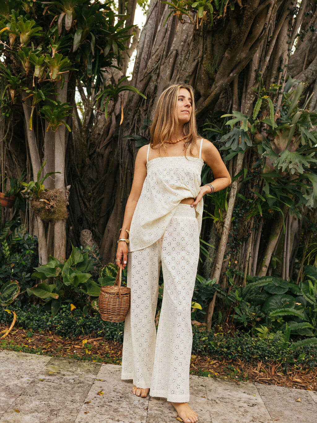 Georgia One-Piece - Chocolate Palm Tree – Ricki Beach Club