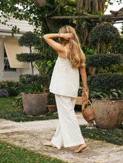 Posie Set - Cream Eyelet