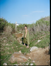 Birdie Dress Olive Green