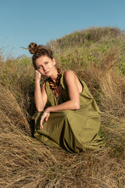 Birdie Dress Olive Green