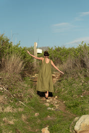 Birdie Dress Olive Green