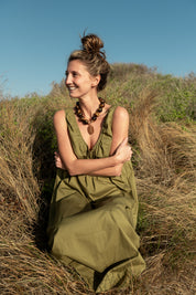 Birdie Dress Olive Green