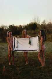 Sima Sarong Tan & Chocolate Geo