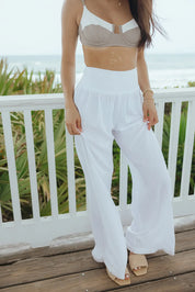 The Anytime Beach Pant - Summer White