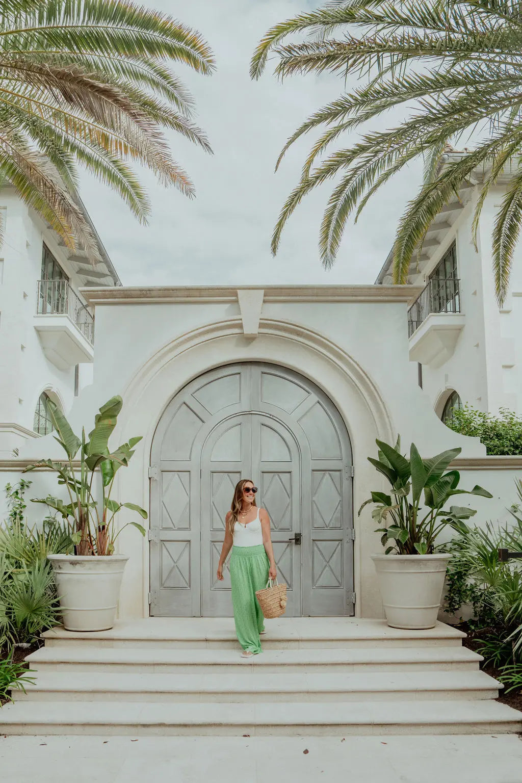 The_Anytime_Beach_Pant_-_Green_Trellis1.webp