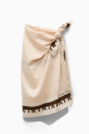 Sima Sarong Tan & Chocolate Geo