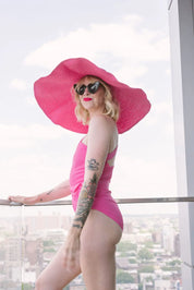 The Rhody One-Piece - Gee Thanks! Pink